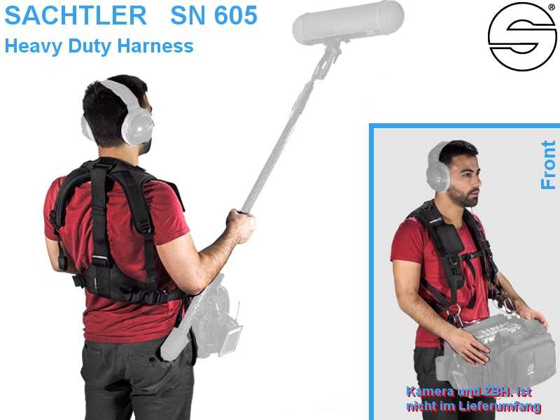 Sachtler Heavy Duty Harness Tragegeschirr f.Tontechniker SN605